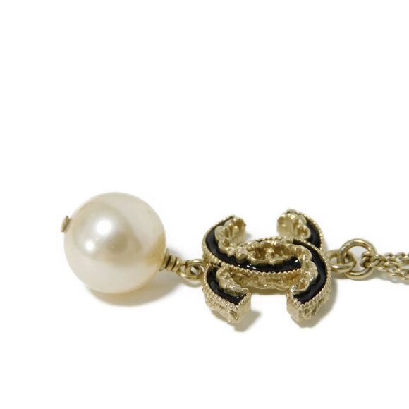 Chanel Swing Pearl Coco Mark Necklace A61444 - Picture 3 of 6
